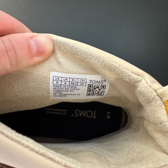 Toms Women’s Alpargata Mallow Puffer‎ Beige Booties Size 8 - Picture 8 of 8